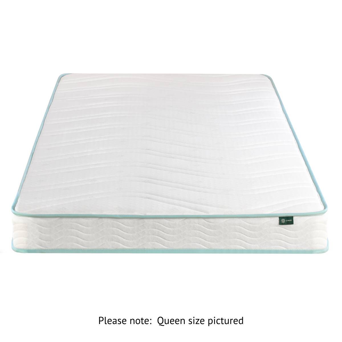 Zinus Queen 15cm Essential Bonnell Inner Spring Mattress - High-Density Foam - AU-MSSAO1ZC-06Q