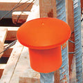 Jack 8-12mm Orange Mushroom Reinforcing Bar Safety Caps 40 Pack