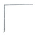 Carinya 380 x 380mm Galvanised Steel Heavy-Duty Angle Bracket, 50kg Capacity