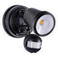 Brilliant Black Raptor III Single LED Sensor Light - 800 Lumens - Wall Mount - SuperSaverAU - view 1