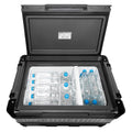 myCOOLMAN 53L The Explorer dual zone portable fridge - Black with silver trim - CCP53DZ