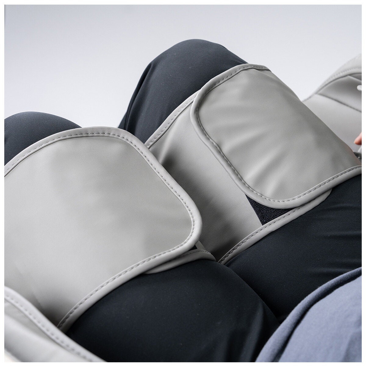 ReGen8 LuxCloud Air Zero Gravity Heated Massage Chair - White PU Leather - Five Auto Programs - RGMC-LCAIR