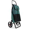 Rolser I-Max Urban Big Wheel Folding Trolley - Hook, 25kg Recommended Load, Green - R-IMX505-1076