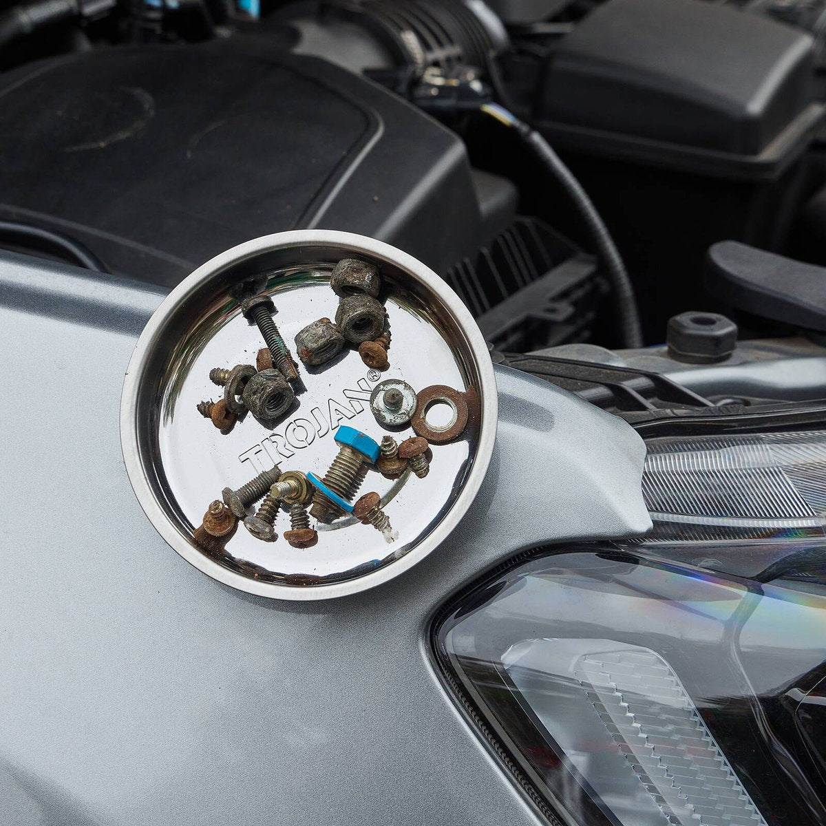 Trojan 2 Piece Magnetic Parts Tray Set - 22mm Depth - Organise Small Metal Parts - SuperSaverAU - view 5