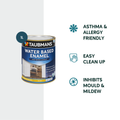 Taubmans 1L White Gloss Water Based Enamel Paint - Easy Clean-Up - Low Odour - SuperSaverAU - view 2
