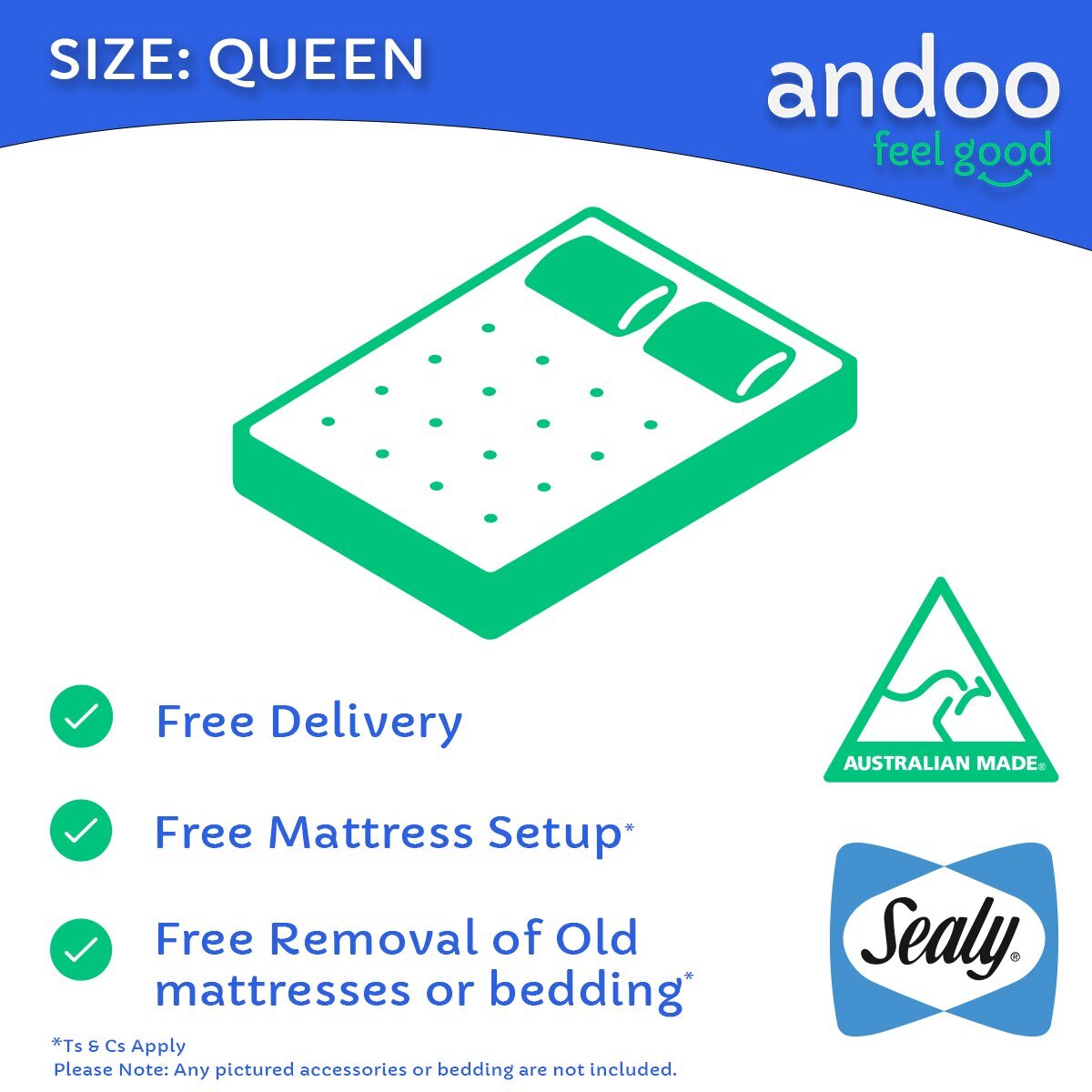 Sealy Posturepedic Sophia Flex Firm Queen Mattress - Titanium RestSUPPORT - Wool Blend Cover - 735575