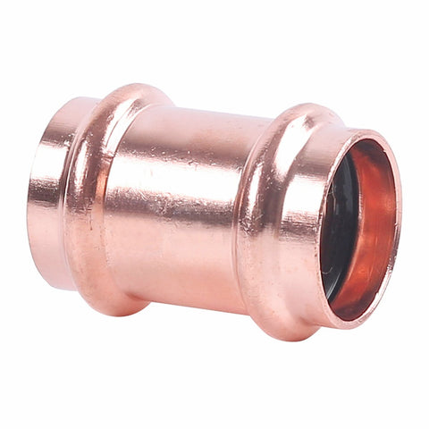 Smartex Press 25mm Copper Slip Coupling - Flame-Free Fitting - 1 Pack - SuperSaverAU - view 1