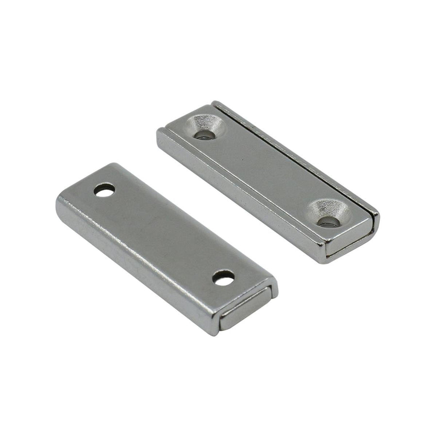 Everhang Rare Earth Channel Magnet 2 Pack - 40 x 13.5mm - Silver - Durable - SuperSaverAU - view 1