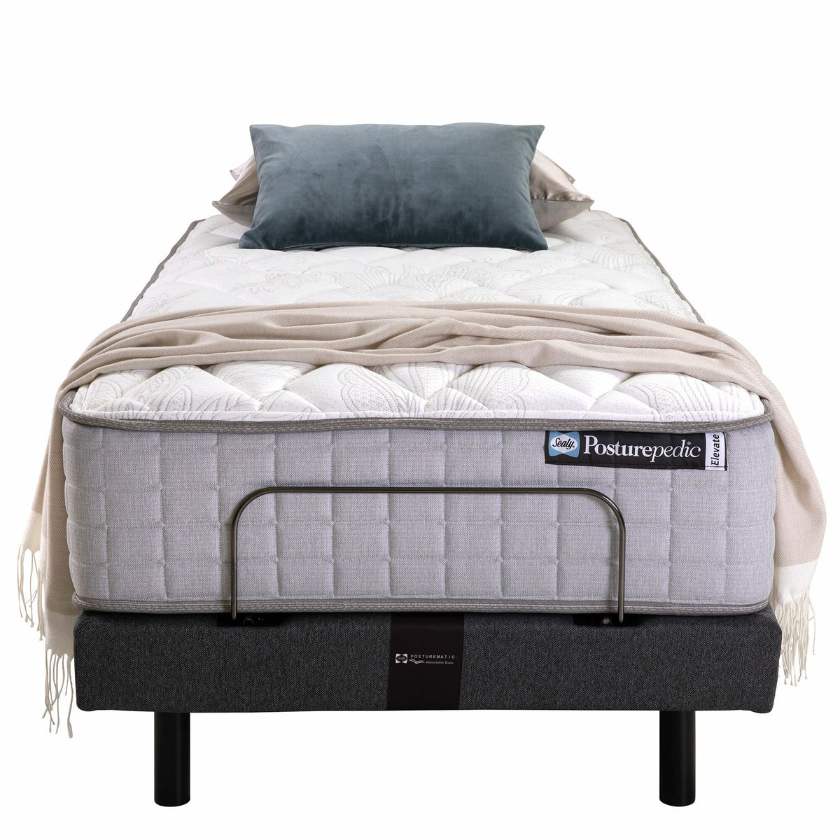 Sealy Posturepedic Laynee Flex Firm Long Single Mattress - 2 Stage Titanium AlignSupport - 735624