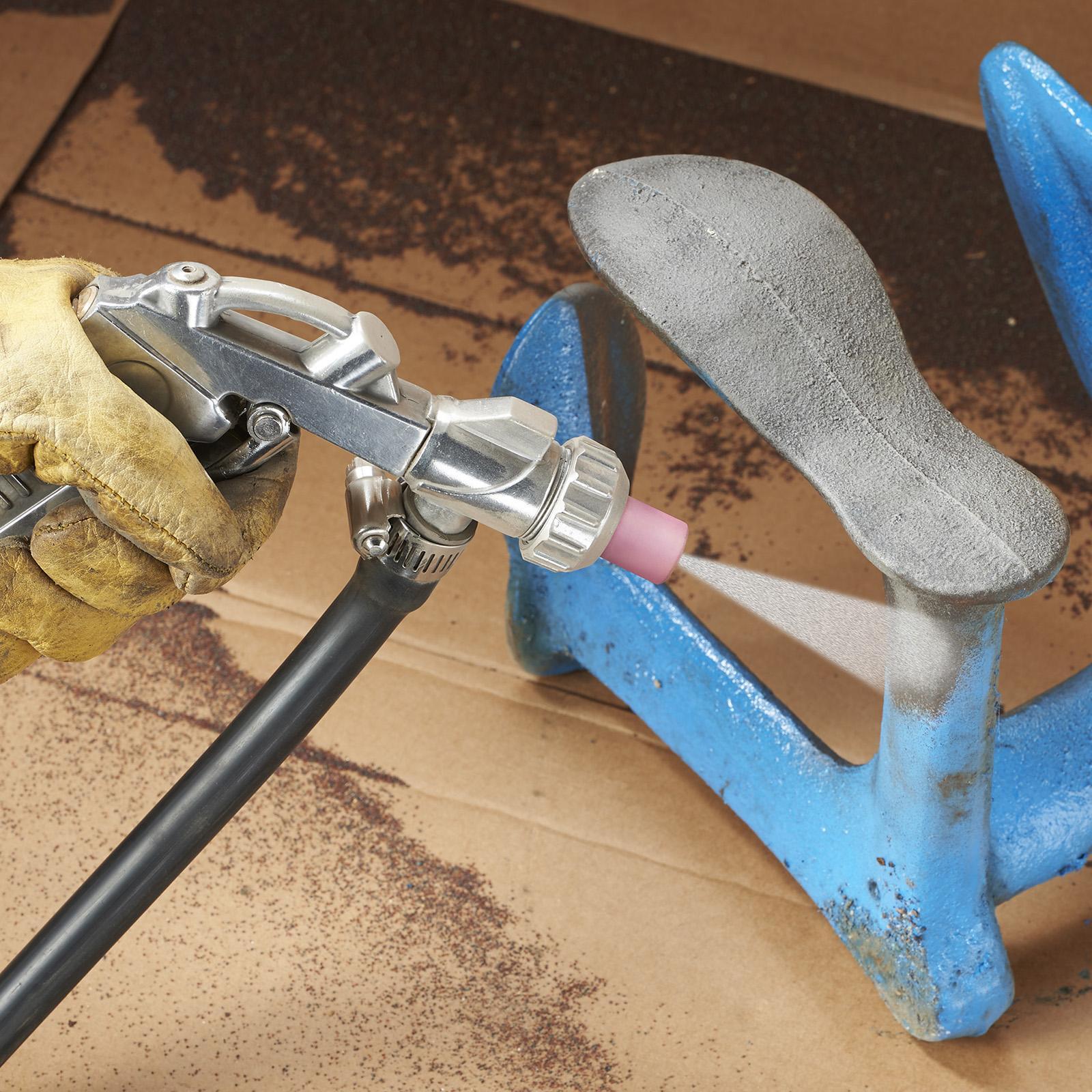 Ozito 23kg Portable Sandblaster PSB-5090, Blast Gun & Ceramic Nozzles, Metal & Plastic