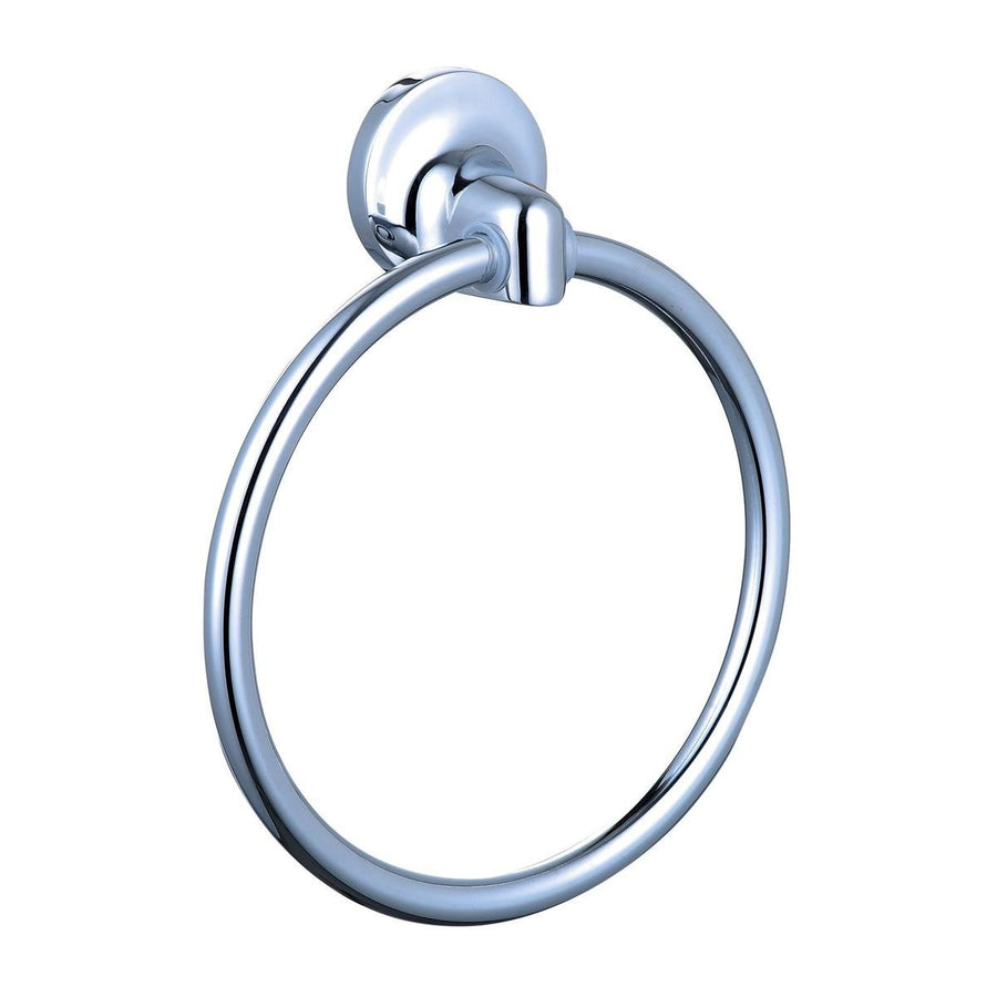 Mondella Prelude Towel Ring Chrome - 175mm x 190mm x 45mm - Metal - SuperSaverAU - view 1