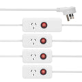 Arlec Extension Lead - 4m - Polypropylene - 4 Outlets with Switches - SuperSaverAU - view 1