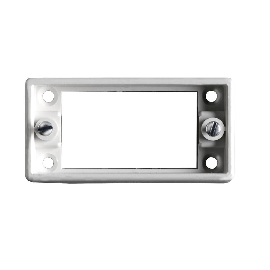 HPM Mounting Block - Architrave Switch - 25mm Deep - ABS Plastic - White - SuperSaverAU - view 1