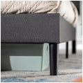 Zinus Queen Cambril bed frame - dark grey fabric upholstery, steel frame, 250kg capacity - AU-FPPBC1-38Q