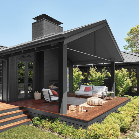 Cabot's 4L Colorbond Monument Timbercolour Deck & Exterior Paint Water Based
