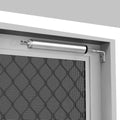 Rolltrak Silver Pneumatic Door Closer - 275mm - Adjustable Speed - Universal Fit - SuperSaverAU - view 2