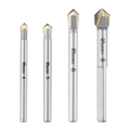 Kango 4pc Glass Tile Drill Bit Set - 4mm 5mm 6mm 8mm - Carbide Heads - Precision Drilling - SuperSaverAU - view 2