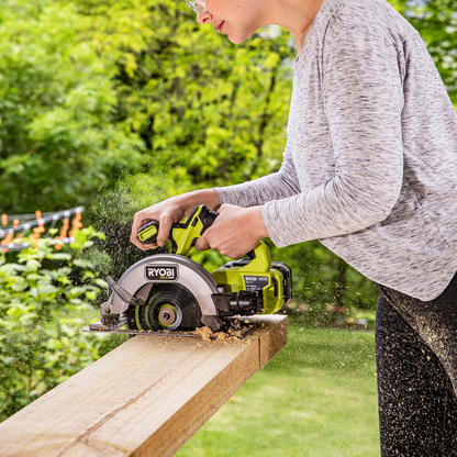 Ryobi 18V One+ HP Brushless Circular Saw RCS18C - 165mm - Lightweight - Clean Cuts