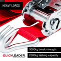 Quickloader 10m 2500kg Ratchet Strap Tie Down