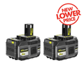 Ryobi 18V ONE+ High Performance 8.0Ah Battery Twin Pack - 2 Batteries - RB188080X - IntelliCell Technology - Deep Discharge Protection - SuperSaverAU - view 1