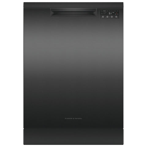 Fisher & Paykel Series 5 Freestanding Dishwasher - 15 Place Settings - Black Stainless Steel - DW60FC2B2
