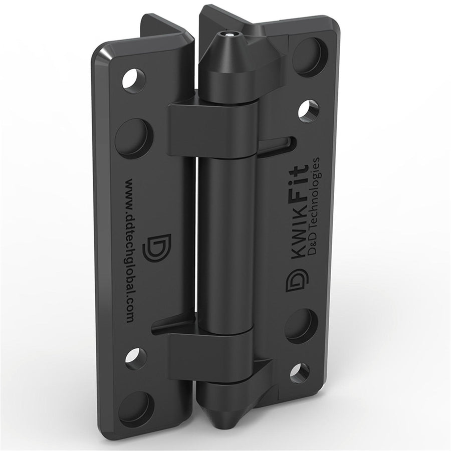 KwikFit 83mm Engineered Polymer & Stainless Steel Plain Pivoting Gate Hinges