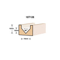 Ultra 6.4mm V Groove Tungsten Carbide Router Bit