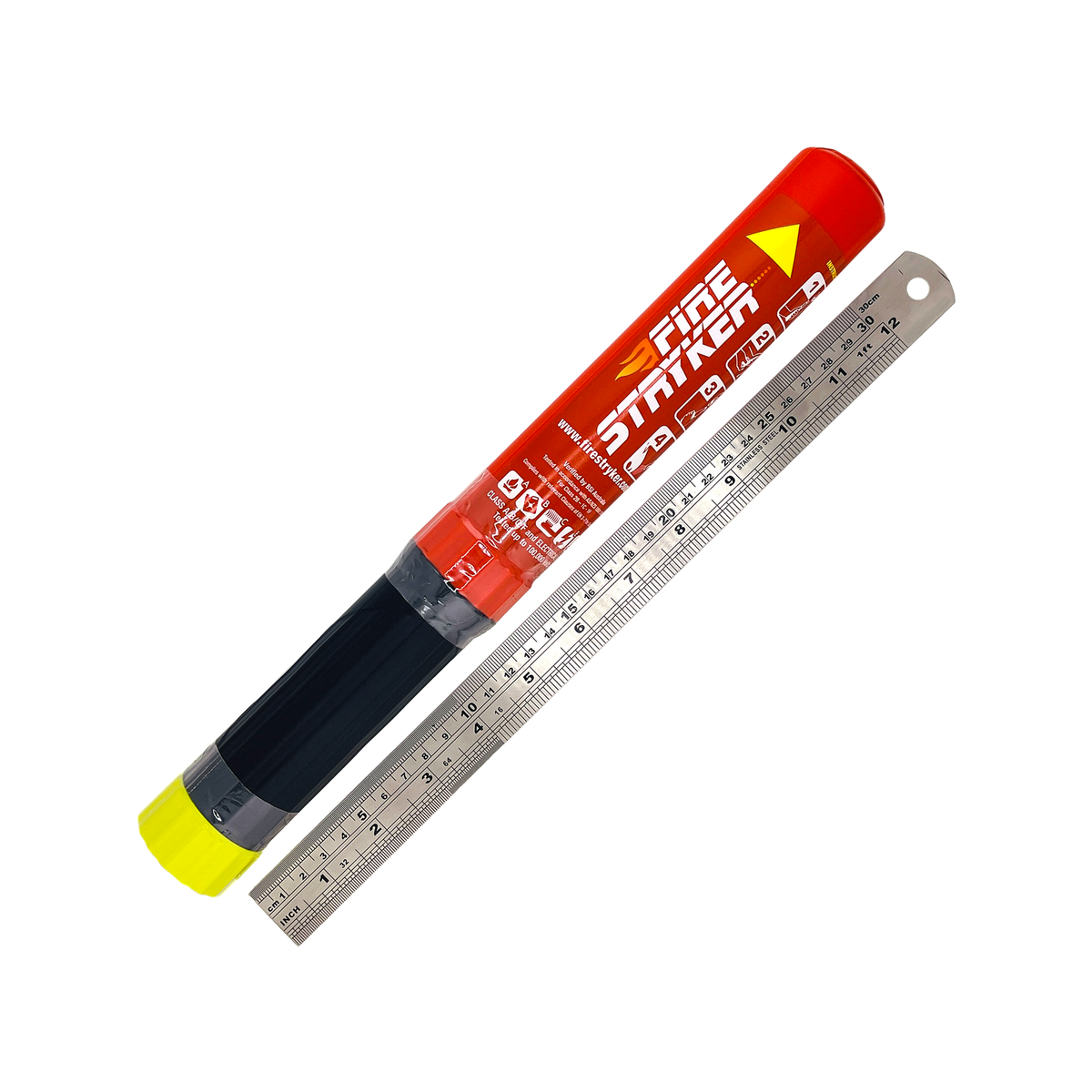 Firestryker Fire Suppressant 100 Second Discharge Time - 1 Pack - 60mm x 335mm - Lightweight - Wall Mountable - SuperSaverAU - view 2