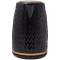 Westinghouse Kettle and Toaster Pack - 1.7L Kettle - 4 Slice Toaster - Black with Gold Trim - WHKTPK13KG