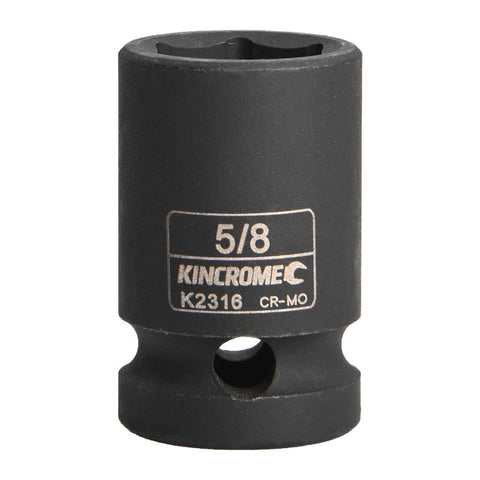 Kincrome 5/8 Inch Square Drive Impact Socket - Cr-Mo Steel - Rust Resistant - SuperSaverAU - view 1