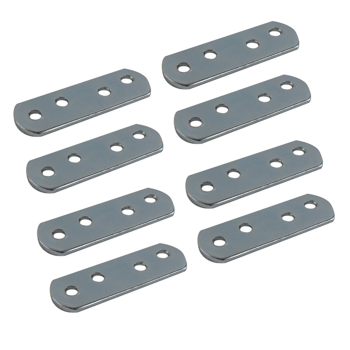 Carinya Zinc Plated Mending Plate 8 Pack 57x17x2mm Silver - SuperSaverAU - view 3