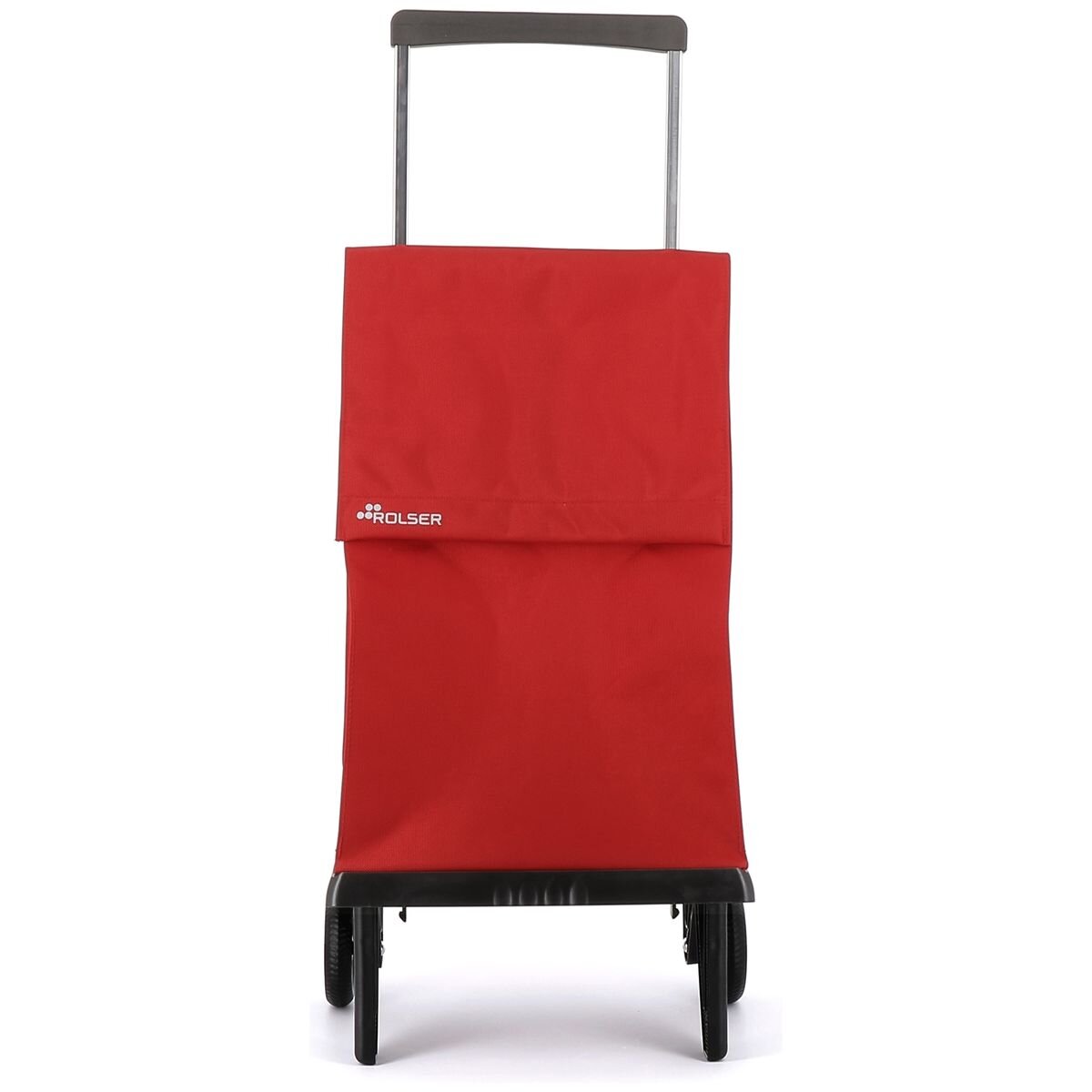 Rolser Plegamatic MF folding 2 wheel trolley - Red - Lightweight aluminium chassis - R-PLE001-1009