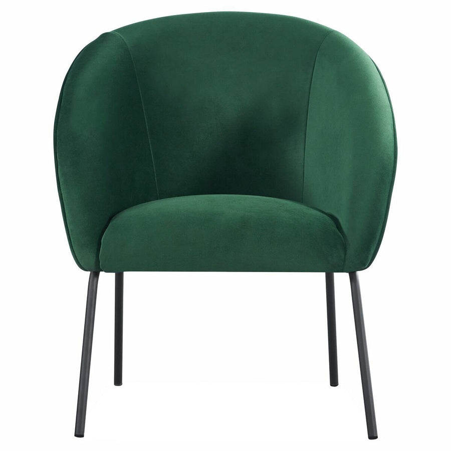 Ostro Furniture Austinmer Accent Chair - Forest Green, Steel Frame, High Density Foam - WA0920BFORE