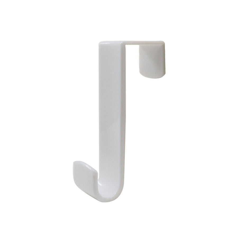 Adoored White Over-The-Door Deco Hook - 2 Pack, No-Drill Coat & Towel Hangers