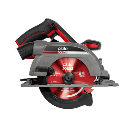 Ozito PXC 18V Brushless Circular Saw - 165mm - 59mm Cutting Depth - LED Worklight