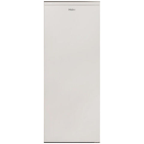 Haier Series 300 223L vertical fridge with inbuilt freezer - white, 4.5 star, reversible door - HRF220VW