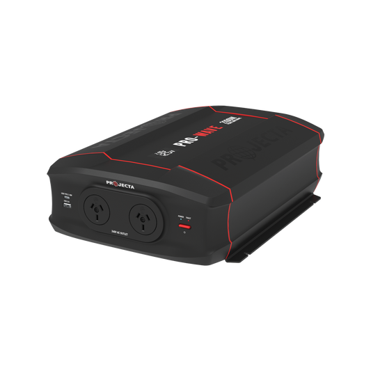 Projecta 12V 2100W Pure Sine Wave Inverter - 4200W Peak Power - Black