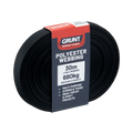 Grunt 25mm x 30m Black Polyester Poly Webbing