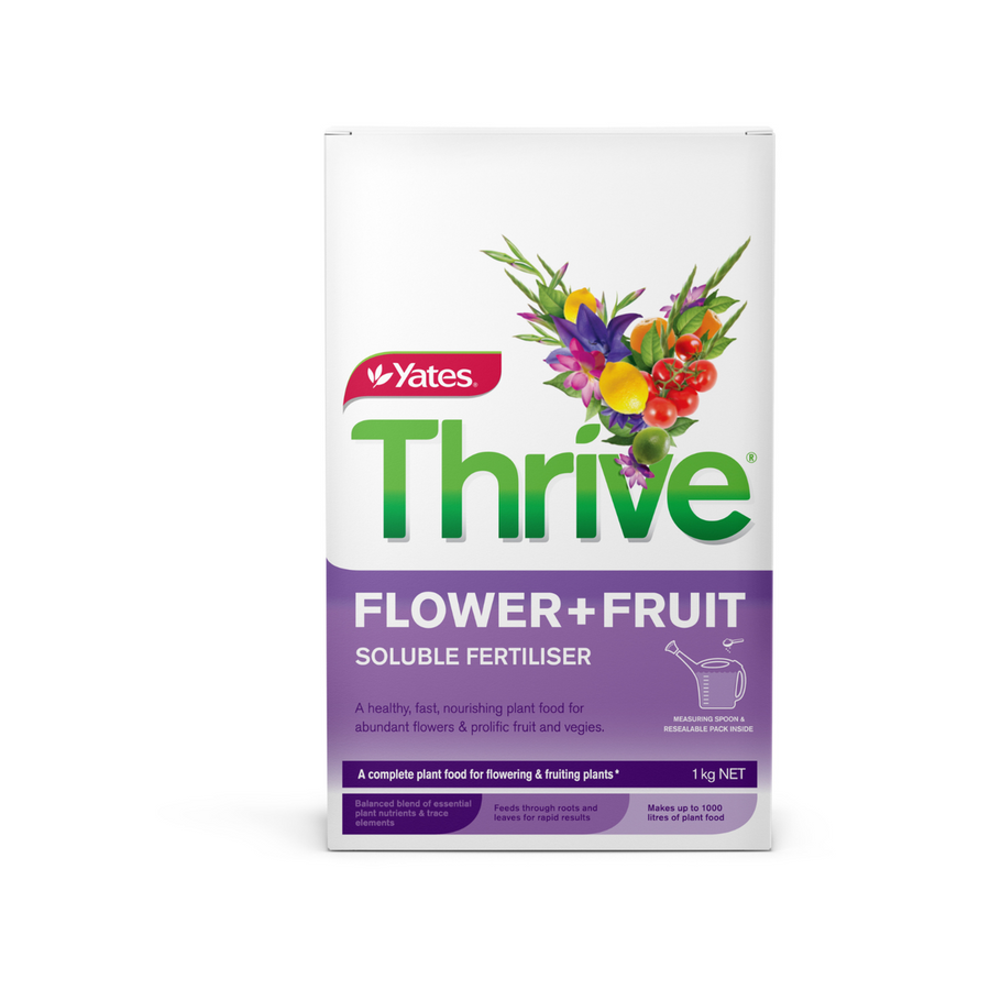 Yates Thrive Flower and Fruit Plant Food 1kg Soluble Fast-Acting - SuperSaverAU - view 1