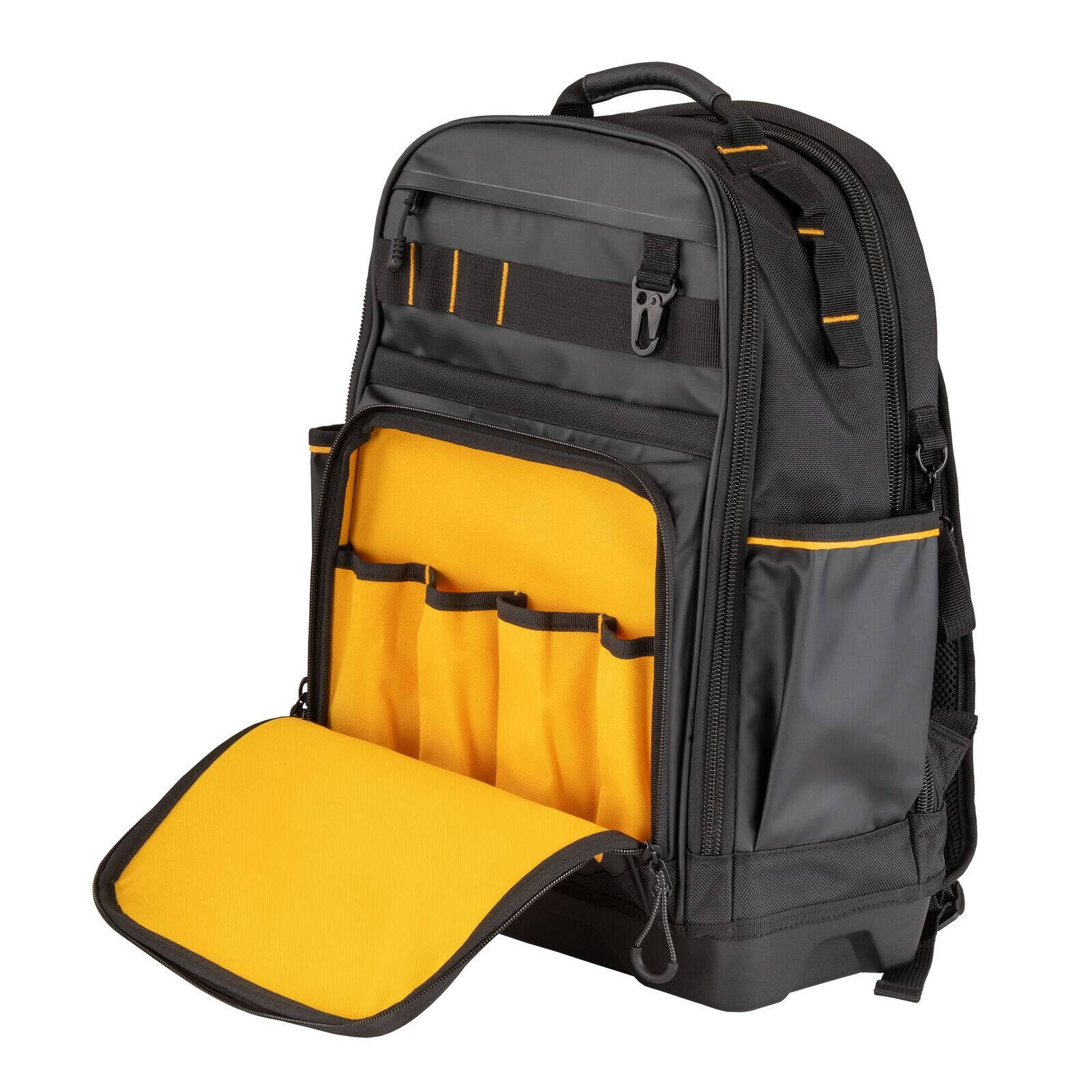 DeWALT Pro Tool Backpack, 43 Pockets, Water-Resistant, Tape Holder