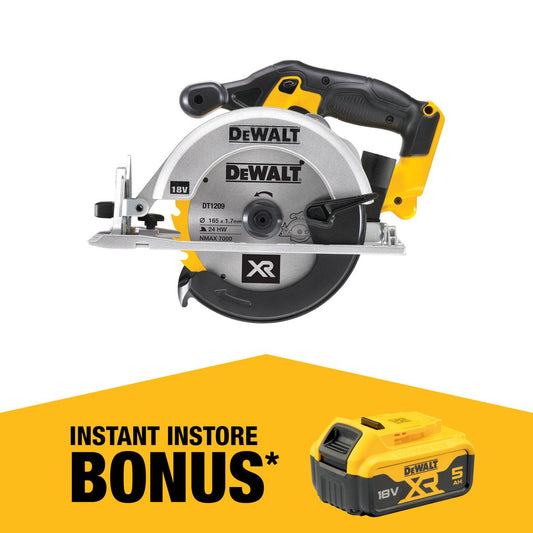 DeWALT Cordless Circular Saw - 165mm - Xenoy - Ergonomic Design