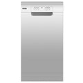 Haier 45cm Compact Freestanding Dishwasher - 10 Place Settings - Silver - Hygiene Wash - HDW10F1S1