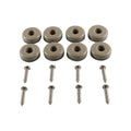 Surface Gard Slide Glides - 25mm - Rubber - Easy Installation - 8 Pack - SuperSaverAU - view 1