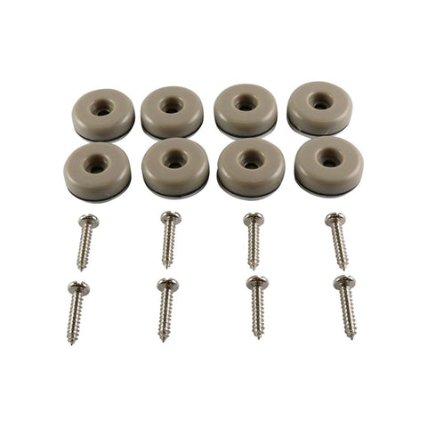 Surface Gard Slide Glides - 25mm - Rubber - Easy Installation - 8 Pack - SuperSaverAU - view 1