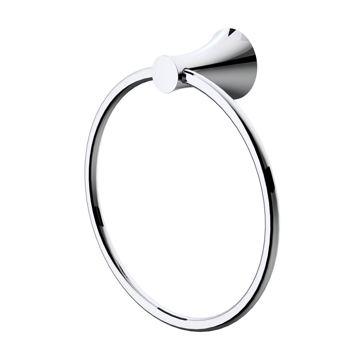 Caroma Elegance Towel Ring - Polished Chrome - 185mm Brass - Durable - SuperSaverAU - view 1
