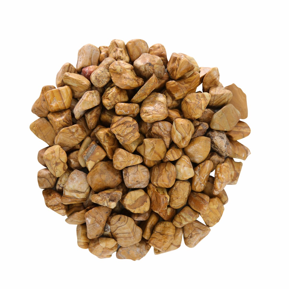 Tuscan Path Polished Chestnut Pebbles 1.5kg 10-25mm Decorative Stones - SuperSaverAU - view 1