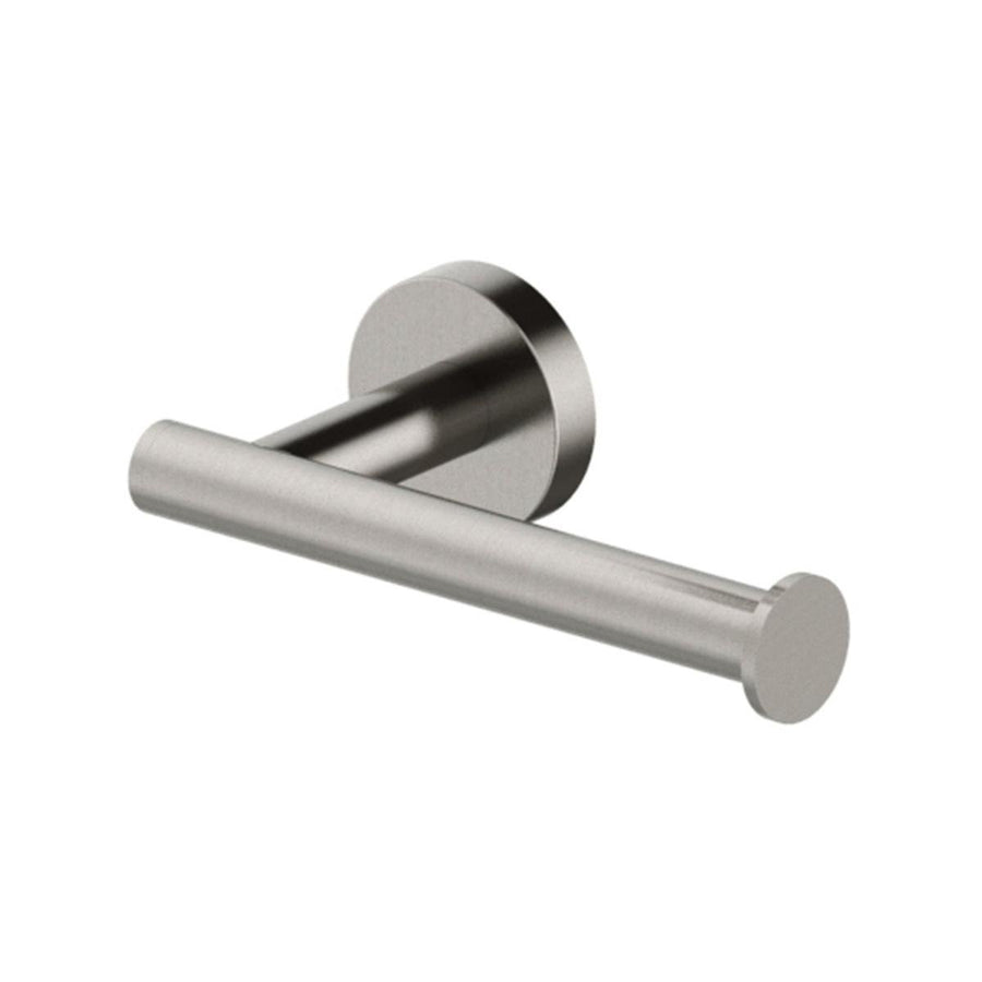 Gareth Ashton Brushed Nickel Poco Toilet Roll Holder - Wall-Mounted - 166mm x 88mm x 54mm - Durable Design - SuperSaverAU - view 1