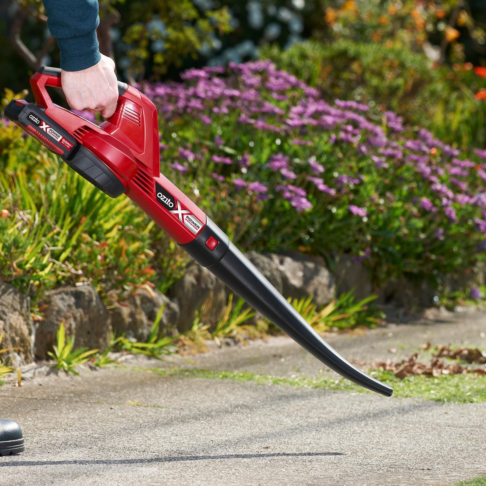 Ozito PXC 18V Cordless Blower, 210km/h Air Speed, Trigger Start, Skin Only PXCBLS-018