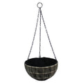 Northcote Pottery Rattan Hanging Basket - 26 x 14cm - Blonde - Durable - SuperSaverAU - view 1