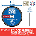 Dremel Max Life Premium Metal Cutting Wheel - 1-1/2 Inch - CBN Coated - SuperSaverAU - view 3
